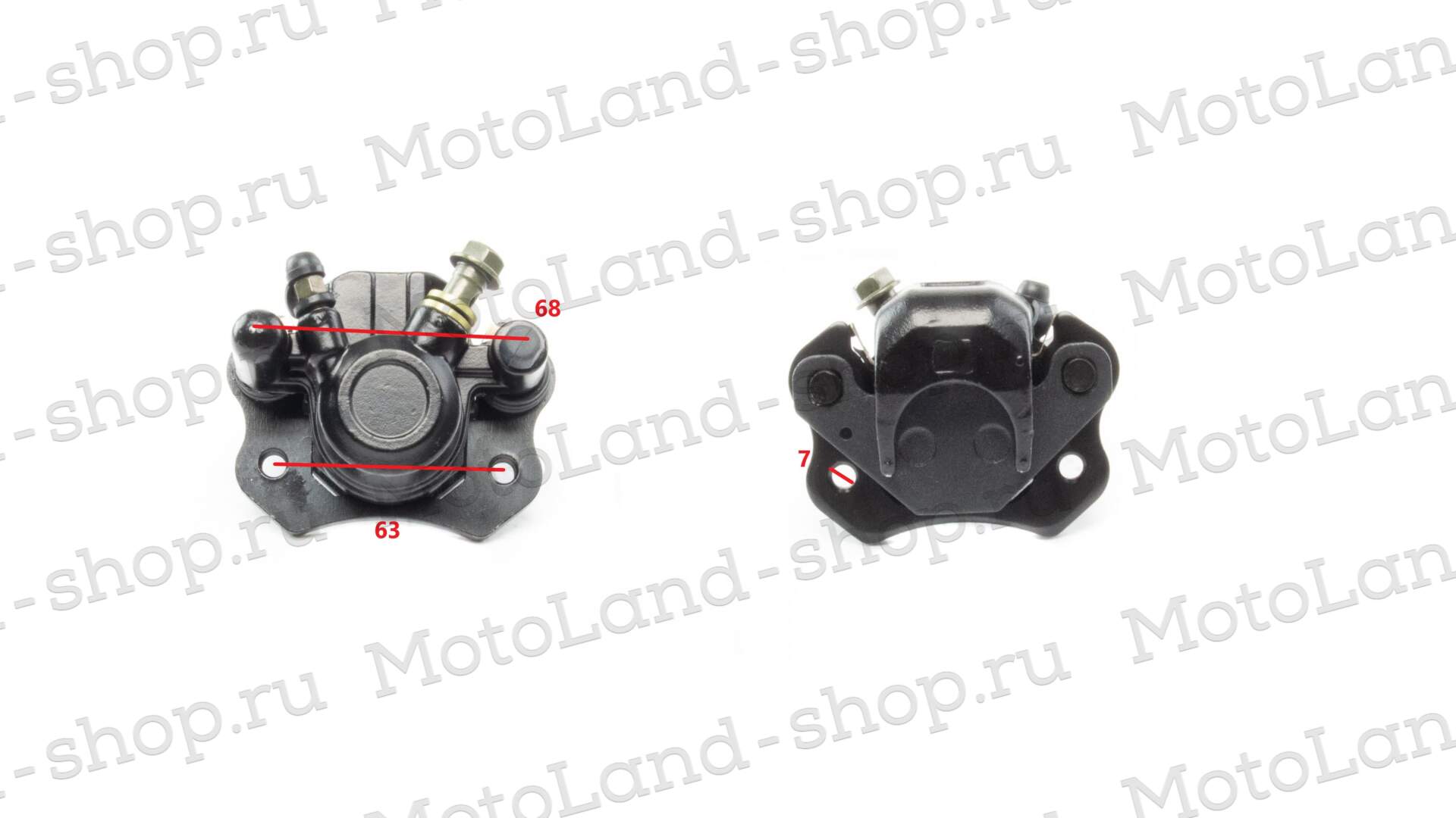 Суппорт тормозной №3 (1 поршень)