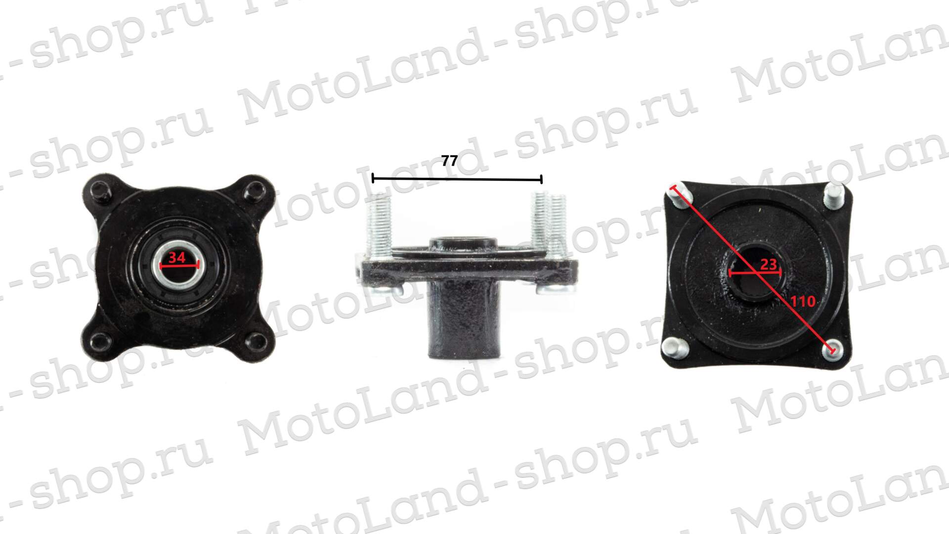 Ступица задняя  ATV SHARK 200