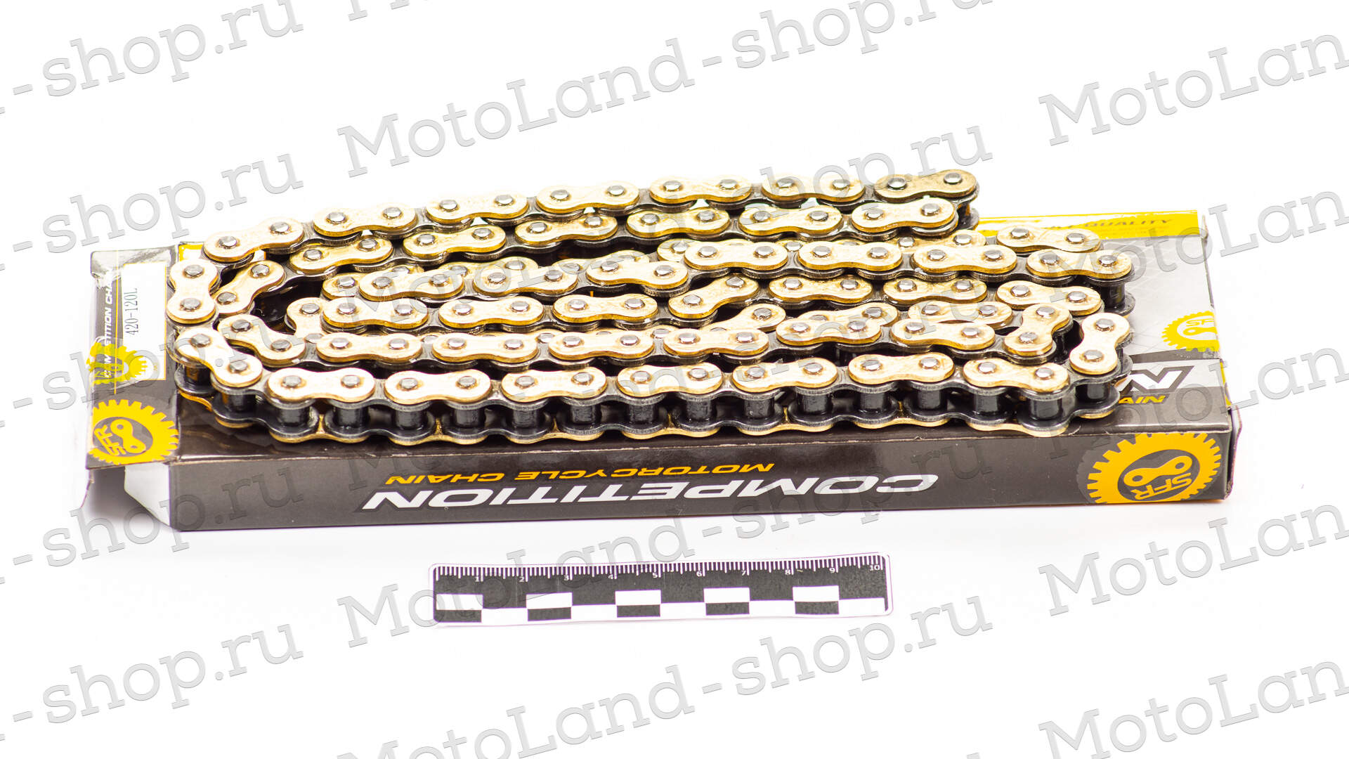 Цепь приводная 420 120L SFR золотая