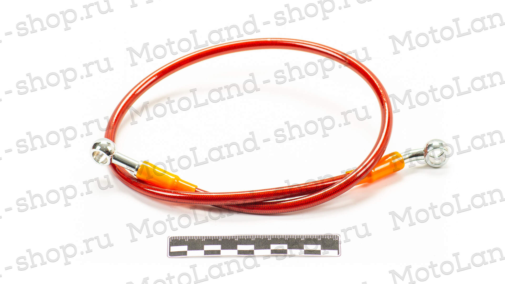 Шланг гидравлический тормозной (армированный) L= 700 d=10мм красный