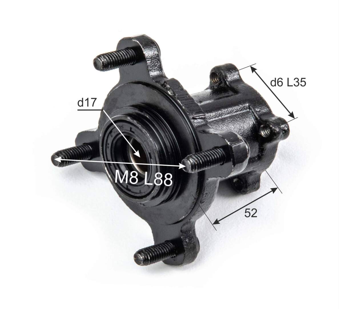 Ступица передняя сборе SHARK 125