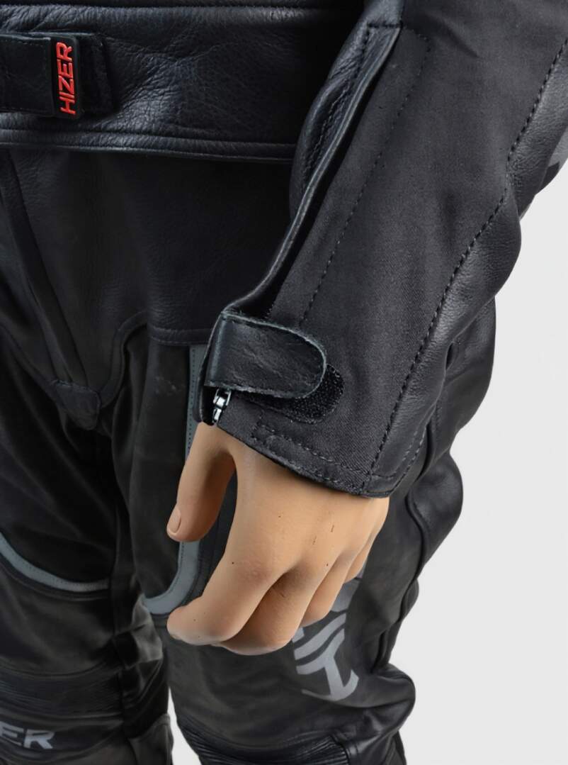 Комбинезон мотоциклетный (кожа) HIZER CE-1070 Gray (XXL)