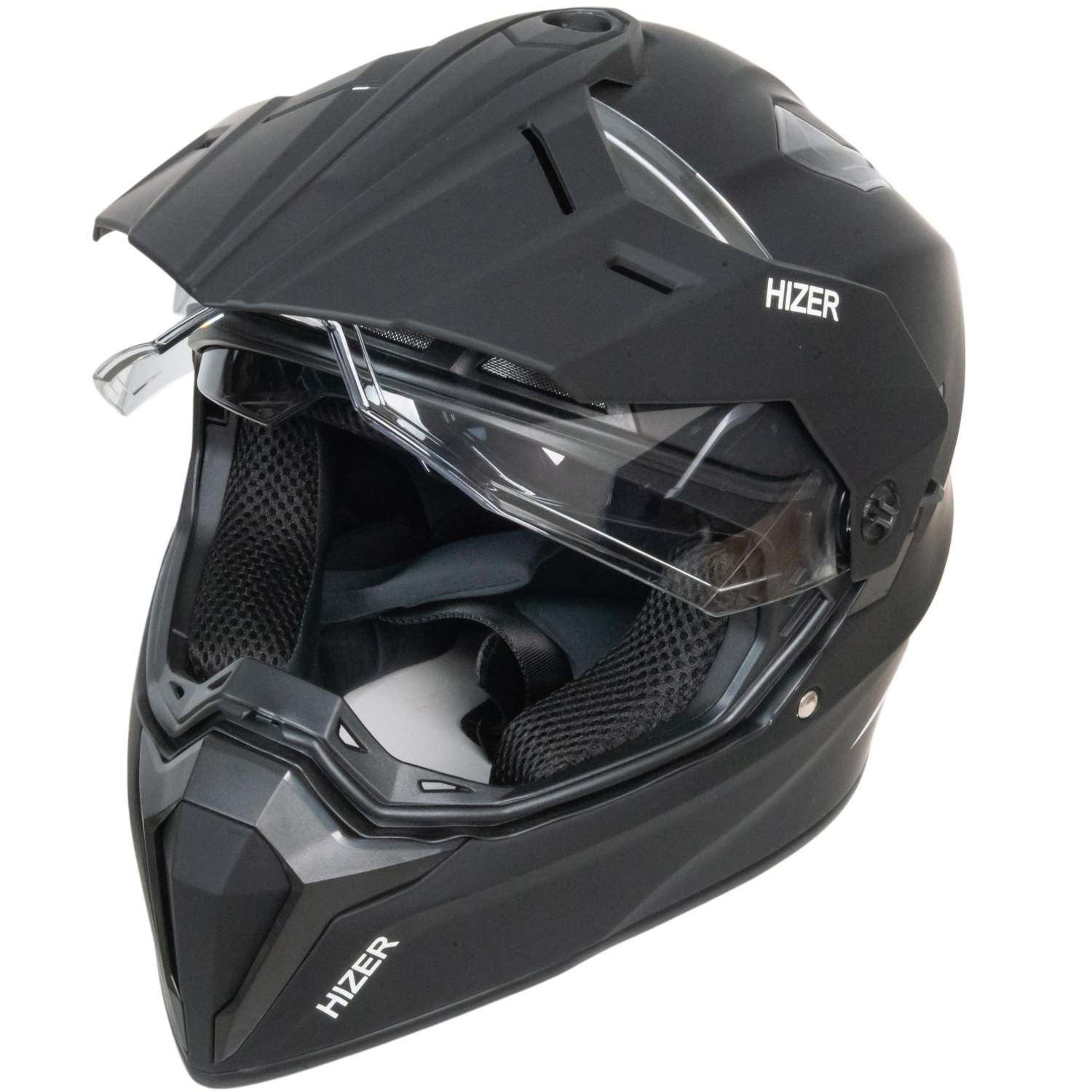Шлем мото мотард HIZER J6808 №5 (XXL) matte black