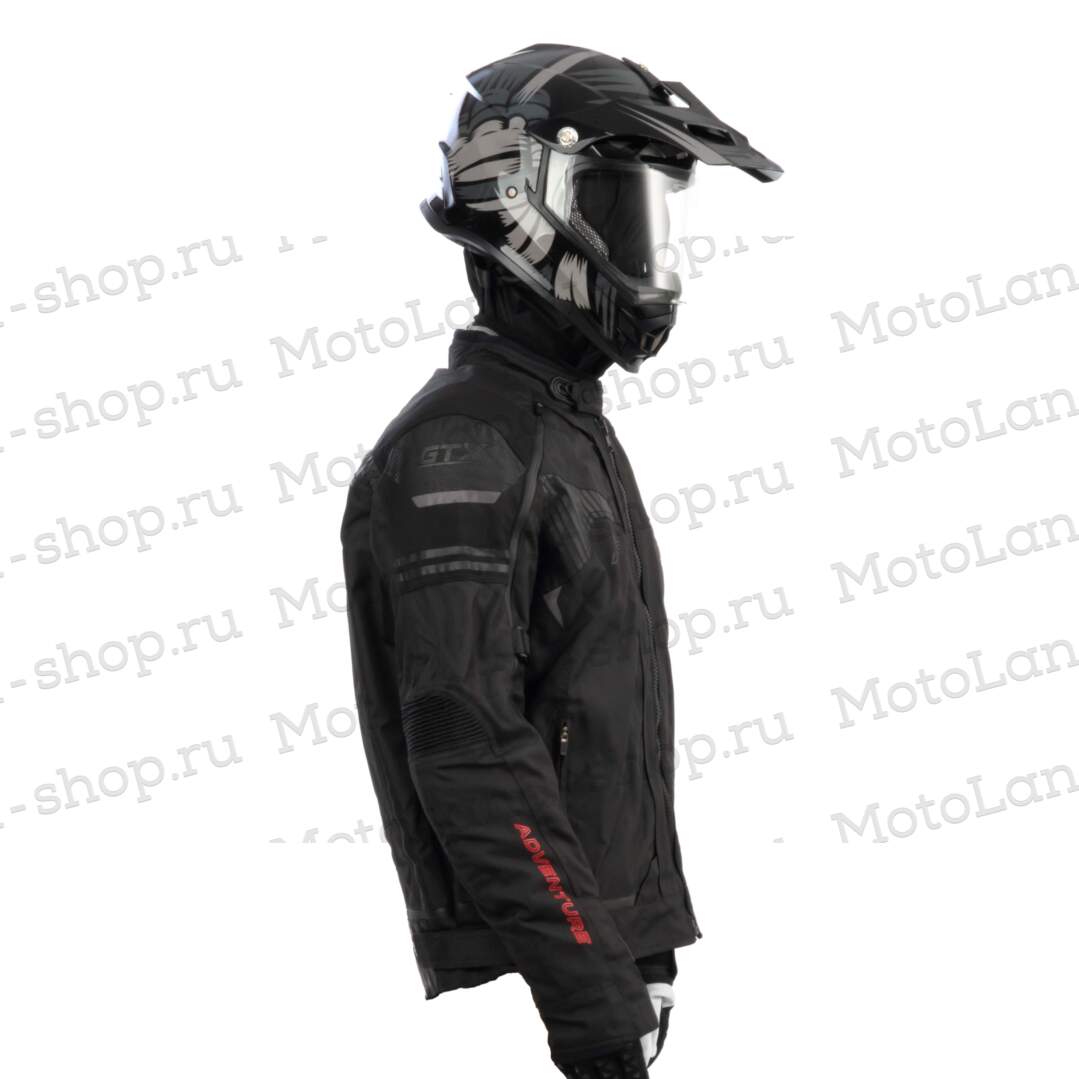 Куртка мотоциклетная (текстиль) GTX EJ-2409 BLACK (M)