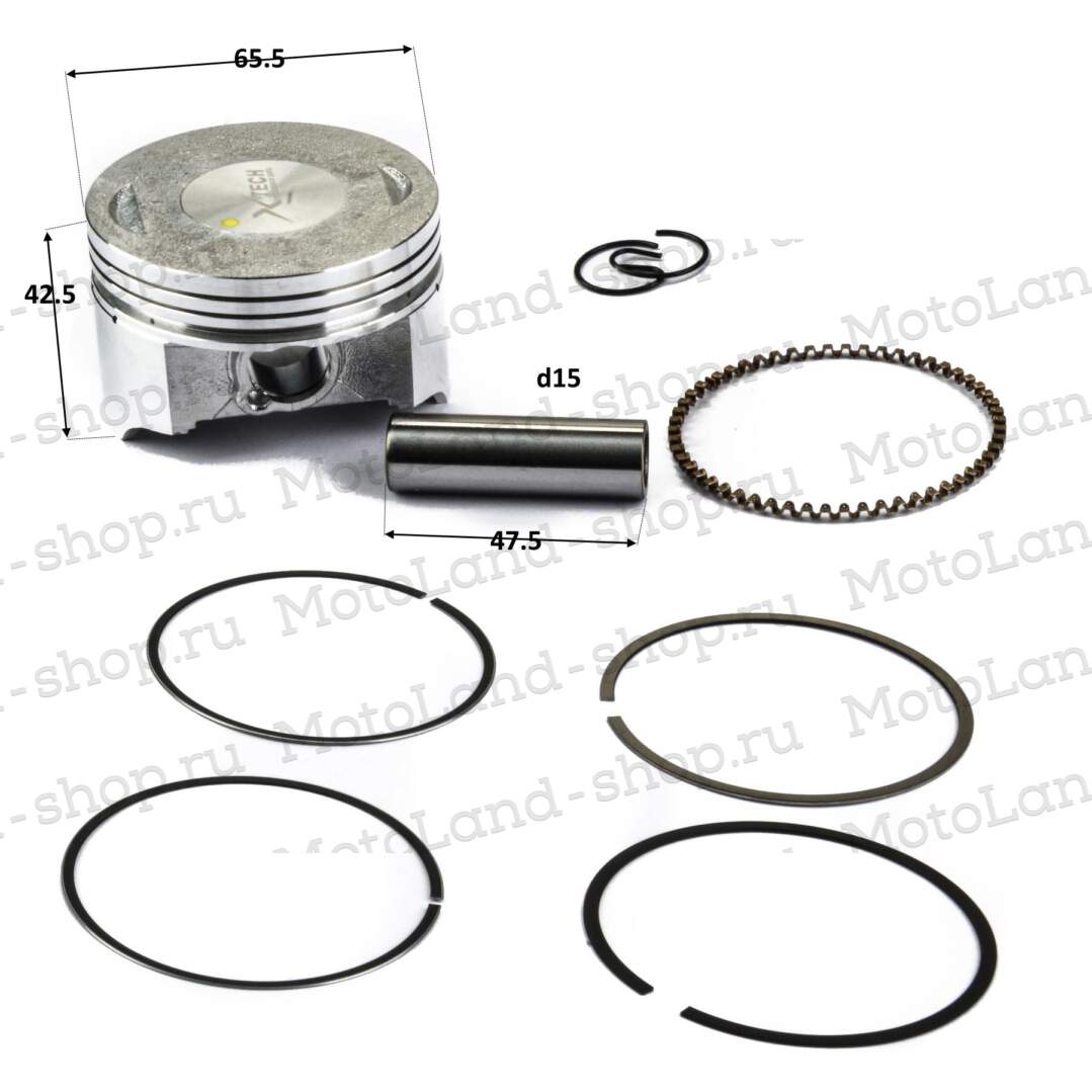 Поршень в сборе 165FMM  CB250D-G X-TECH