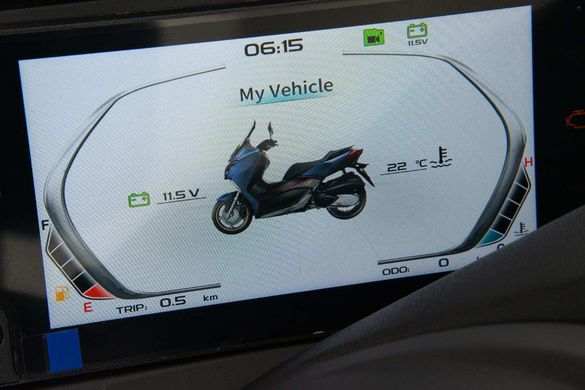 Скутер Motoland X-WAY 300 синий