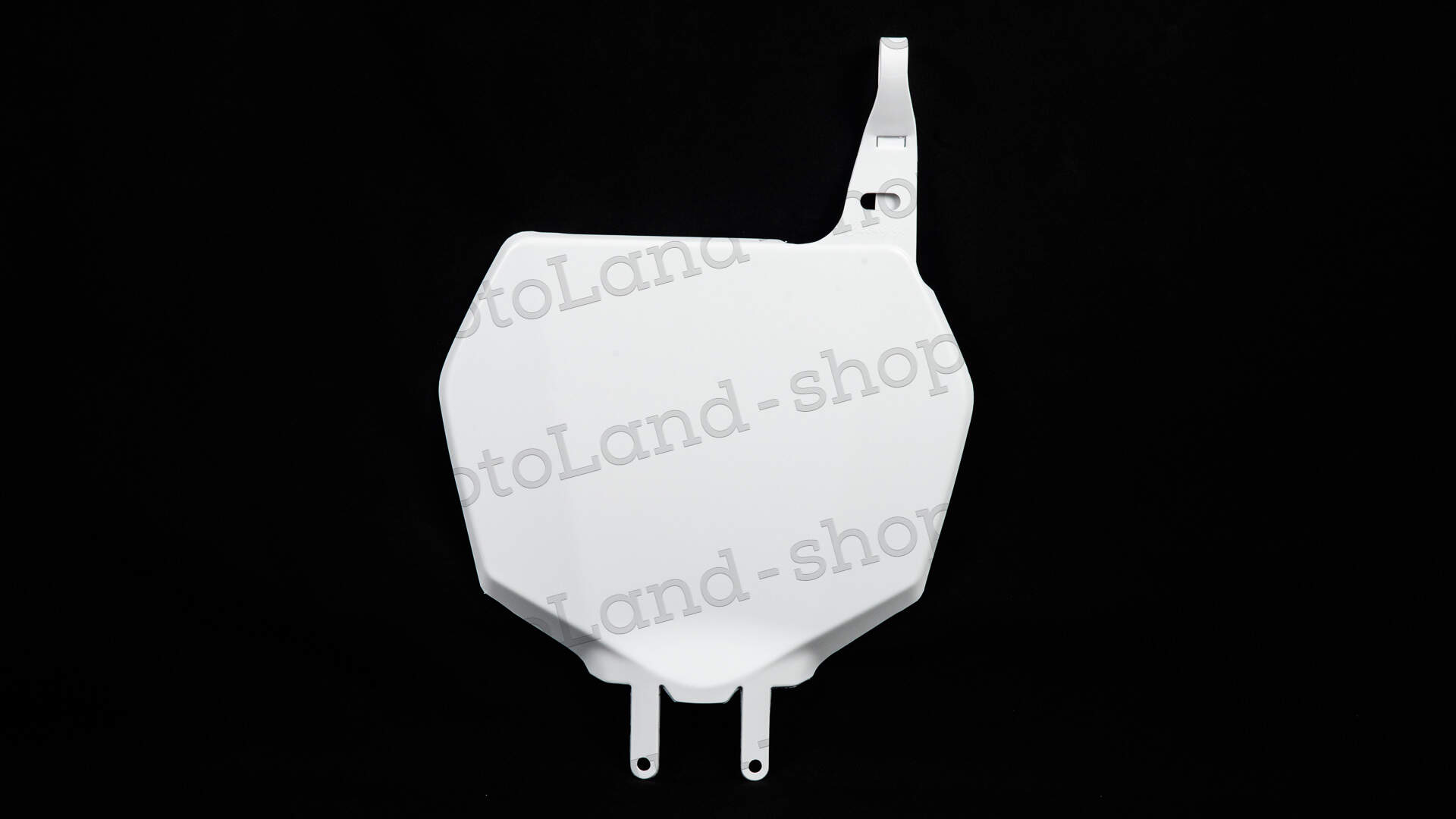 Пластик щиток передний (номерной) белый №4