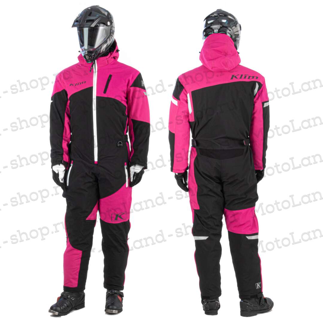 Комбинезон для снегохода (женский) KLIM SHREDSA ONE-PIECE №5 pink (текстиль) (L)