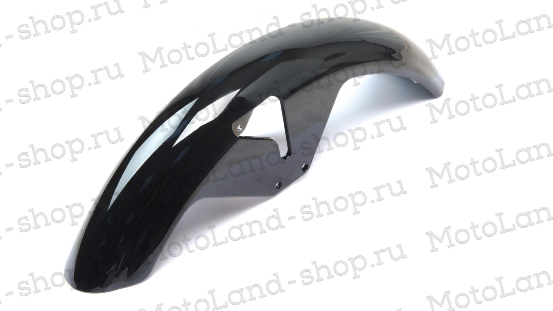 Крыло переднее Альфа RX черное (пластик)