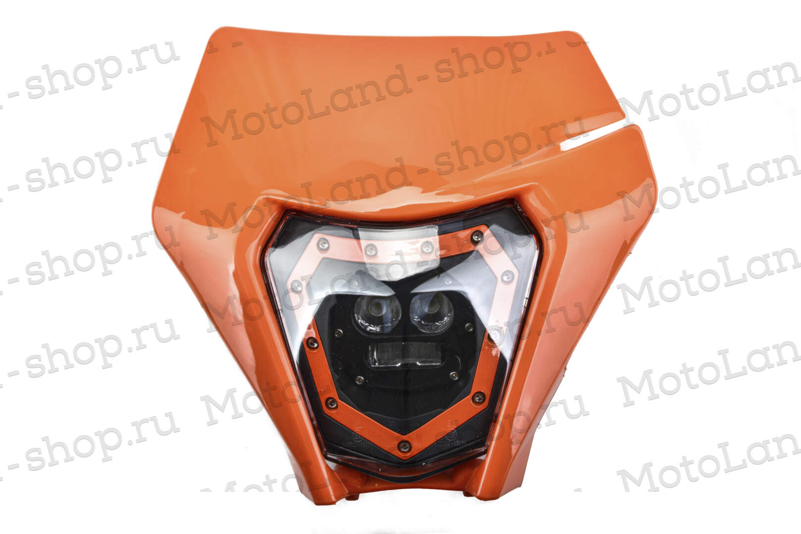 Фара в сборе №1 (KTM) оранжевая