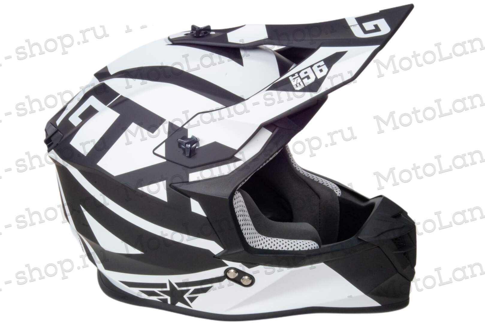 Шлем мото кроссовый GTX 633 №11 (L) GRAY