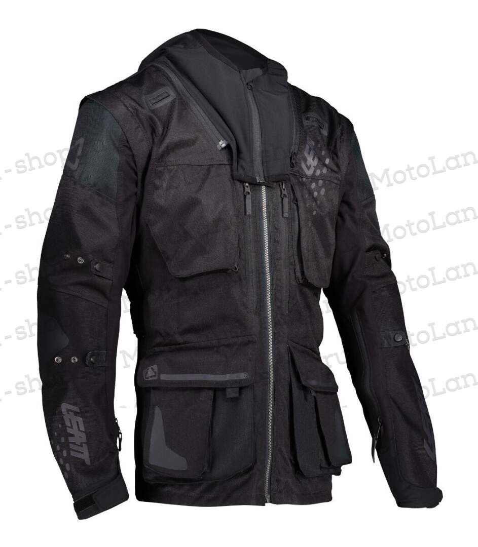 Куртка мото LEATT №3 black (текстиль) (L)