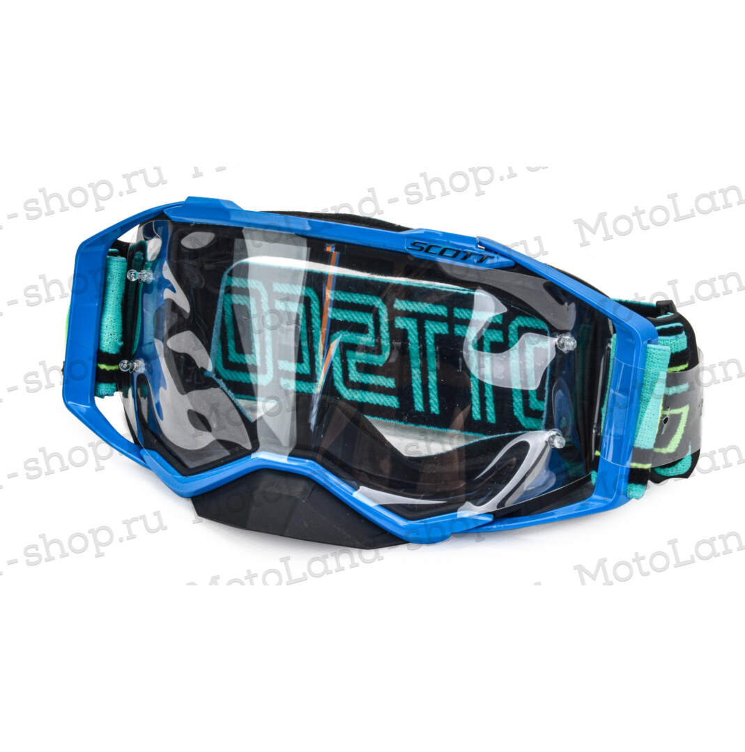 Очки мотокросс SCOTT №2  blue/black