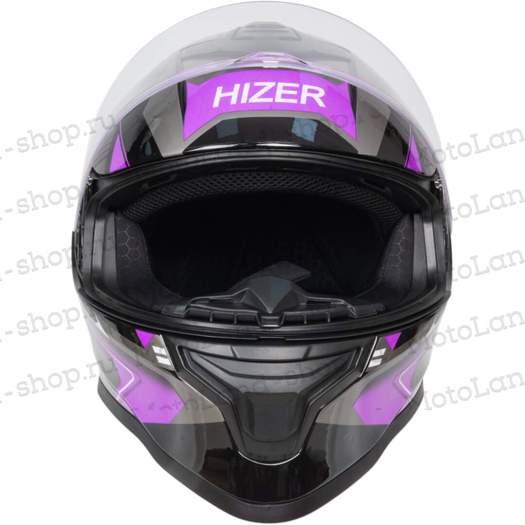 Шлем мото интеграл HIZER J5325 №1 (S) blue