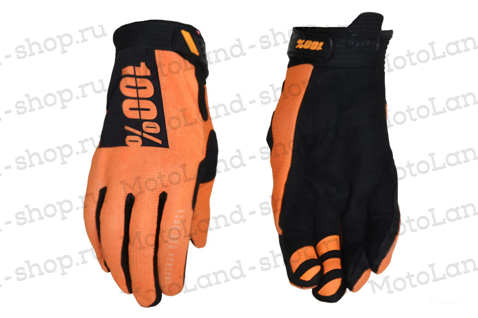 Перчатки мото 100% №3 orange/white/black (XXL) мотокросс