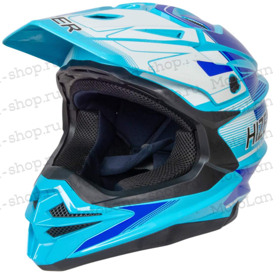 Шлем мото кроссовый HIZER J6803 №8 (XL)