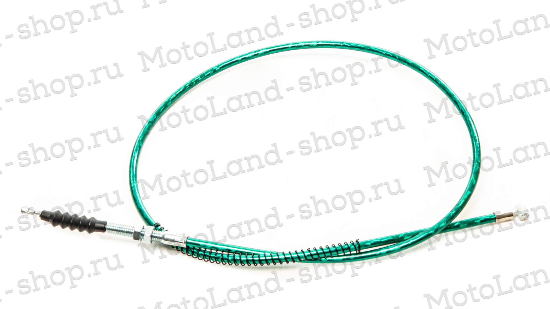 Трос сцепления 1000мм (с пружиной) зеленый