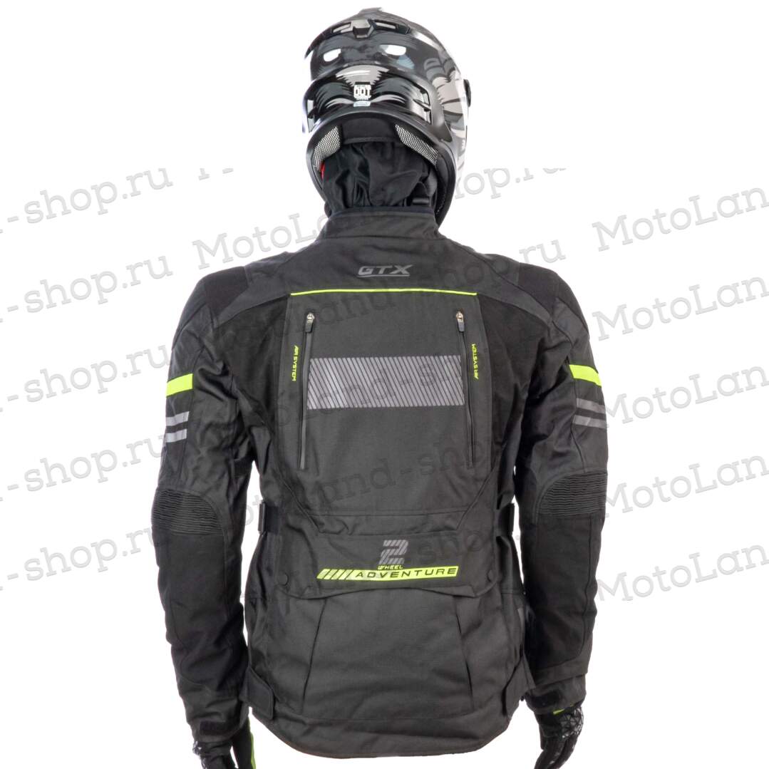 Куртка мотоциклетная (текстиль) GTX EJ-2404 BLACK (L)