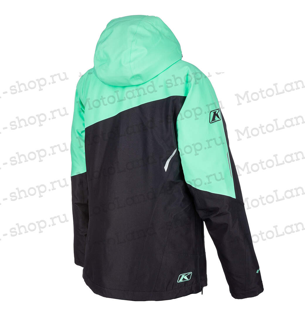 Куртка для снегохода (женская) KLIM ALLURE №4 black-green (текстиль) (L)
