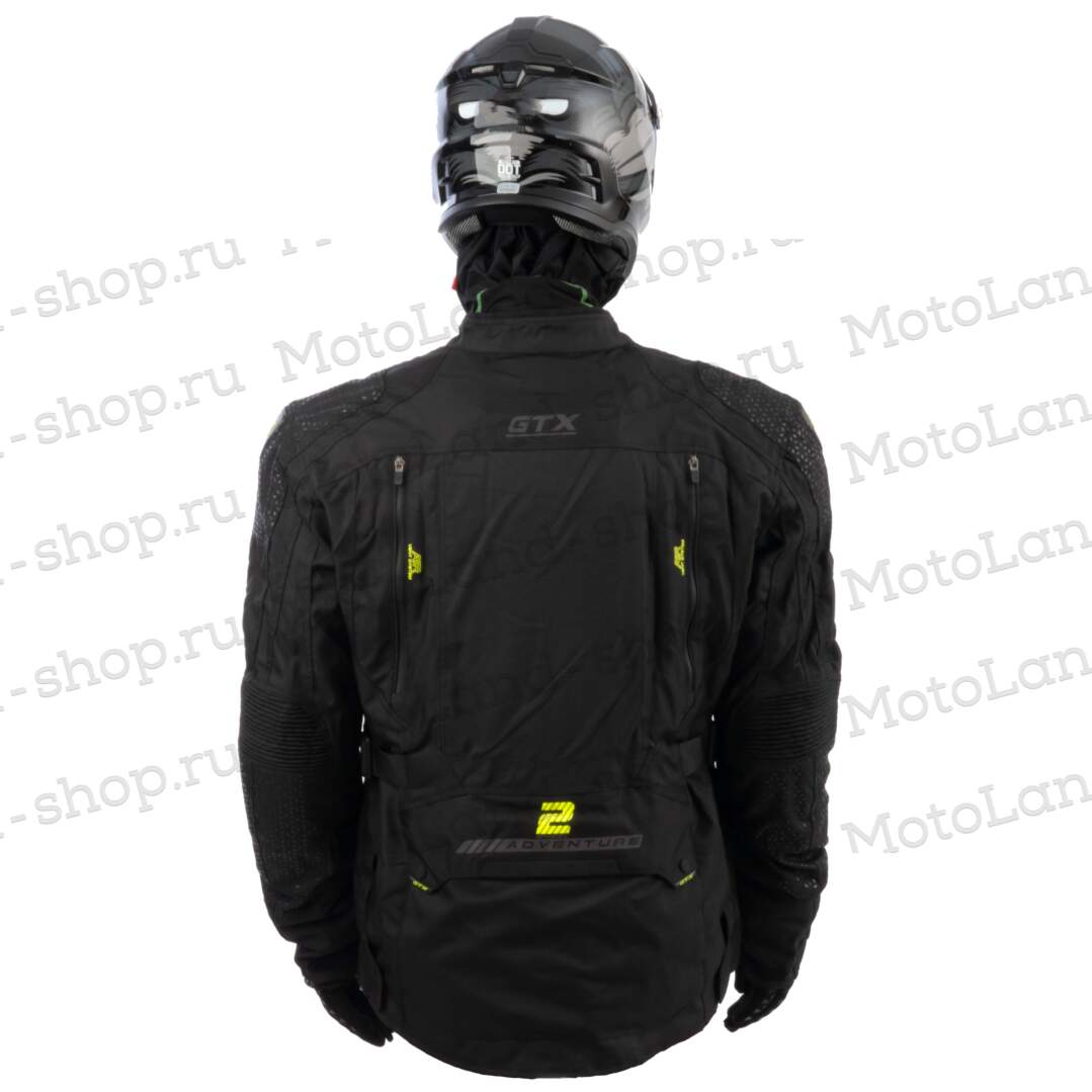 Куртка мотоциклетная (текстиль) GTX EJ-2402 BLACK (XL)