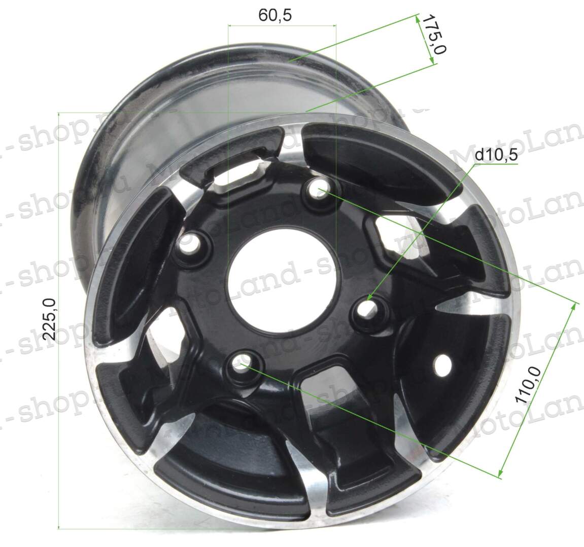 Обод задний литой  ATV WILD 125 X