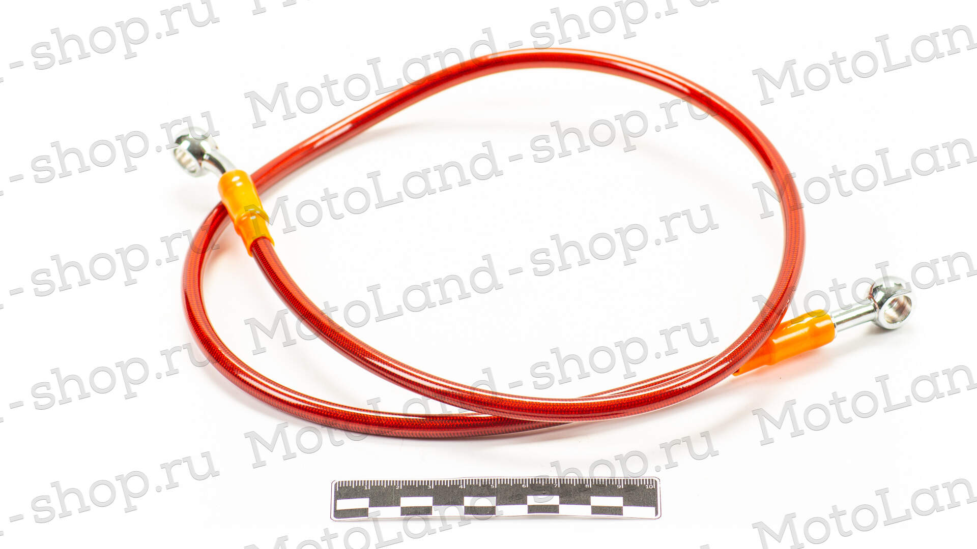 Шланг гидравлический тормозной (армированный) L= 900 d=10мм красный