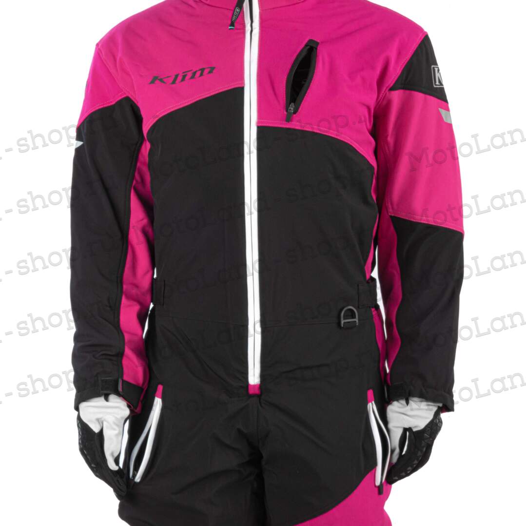 Комбинезон для снегохода (женский) KLIM SHREDSA ONE-PIECE №5 pink (текстиль) (M)