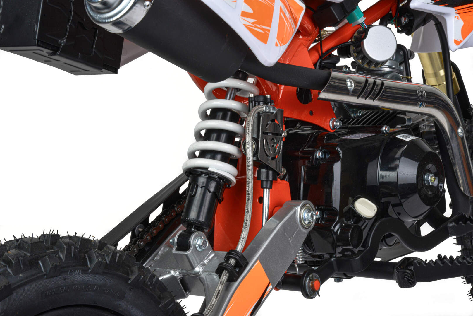 Питбайк Motoland 110 APEX10 E оранжевый 14/12