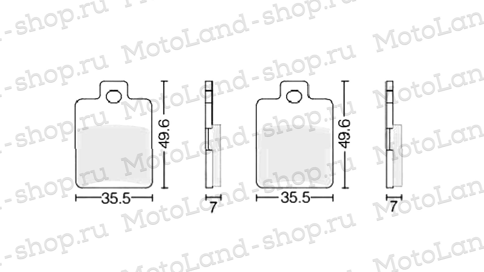 Колодки тормозные дисковые №12 X-TECH (Coper-based) медь+кевлар