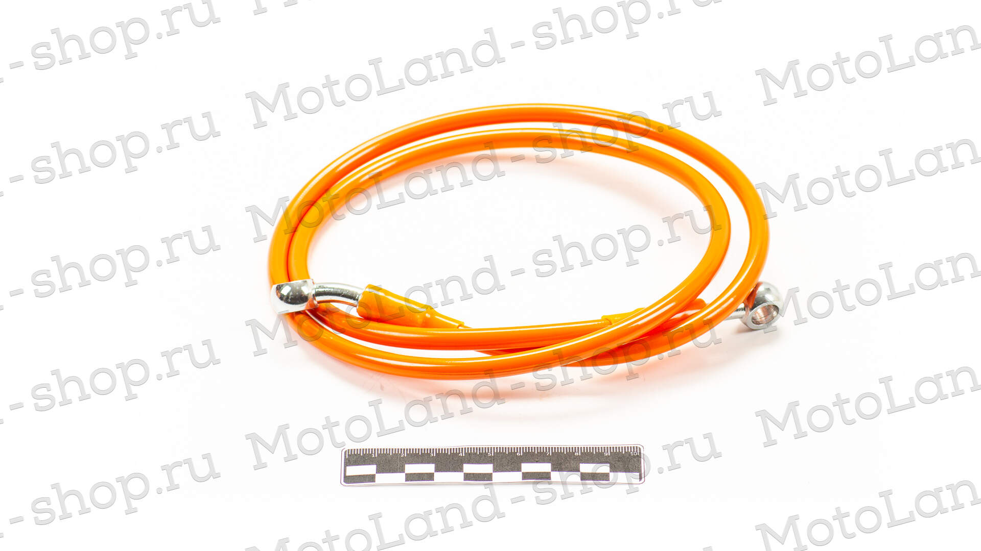 Шланг гидравлический тормозной (армированный) L=1100 d=10мм оранжевый
