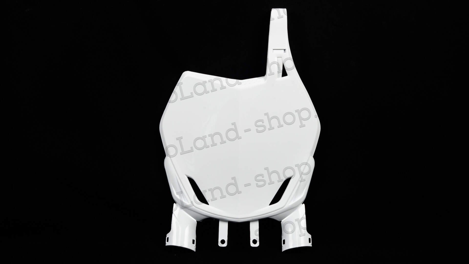 Пластик щиток передний (номерной) белый №1