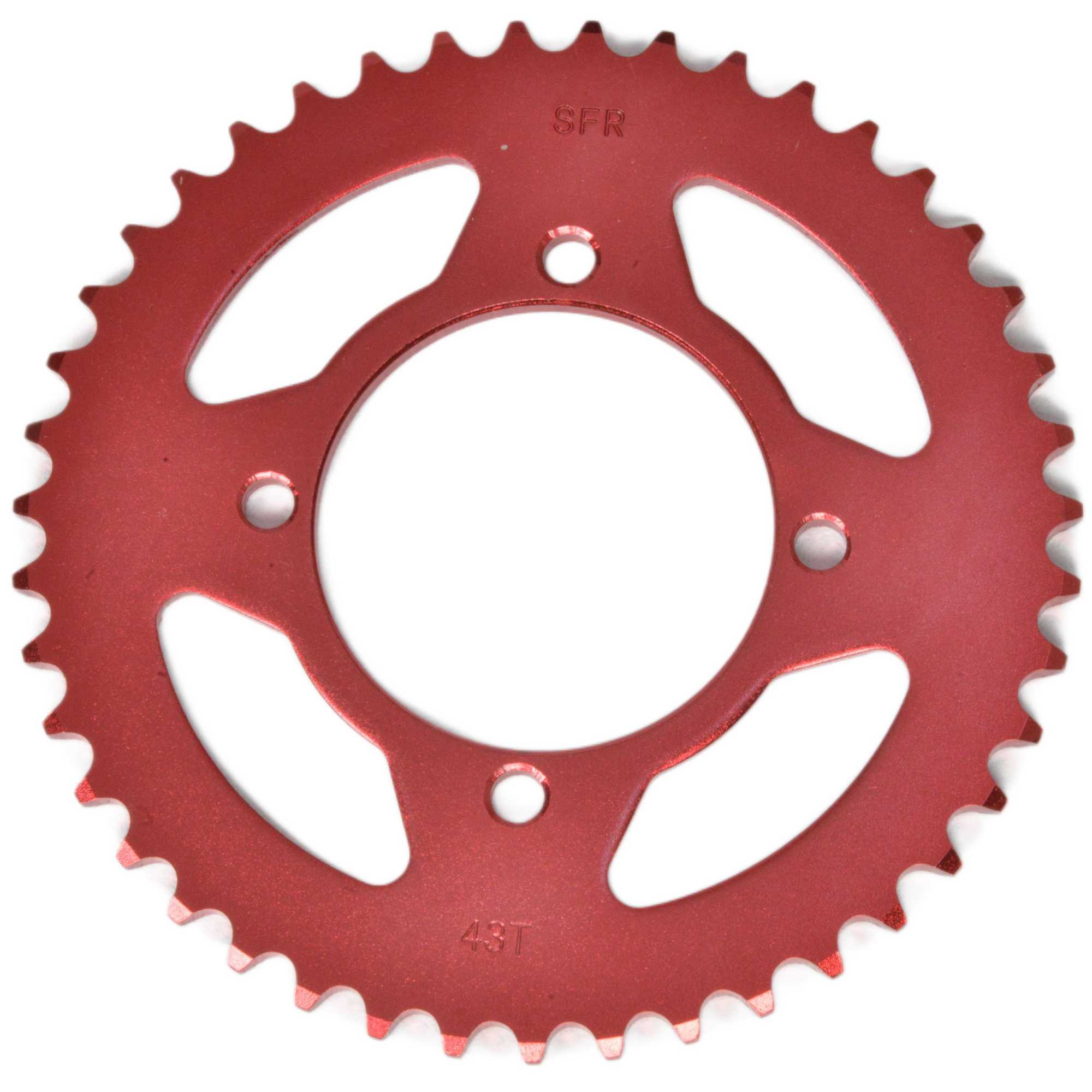 Венец, звезда ведомая (420-43) SFR PIT BIKE 125-190 4х92х76 красная