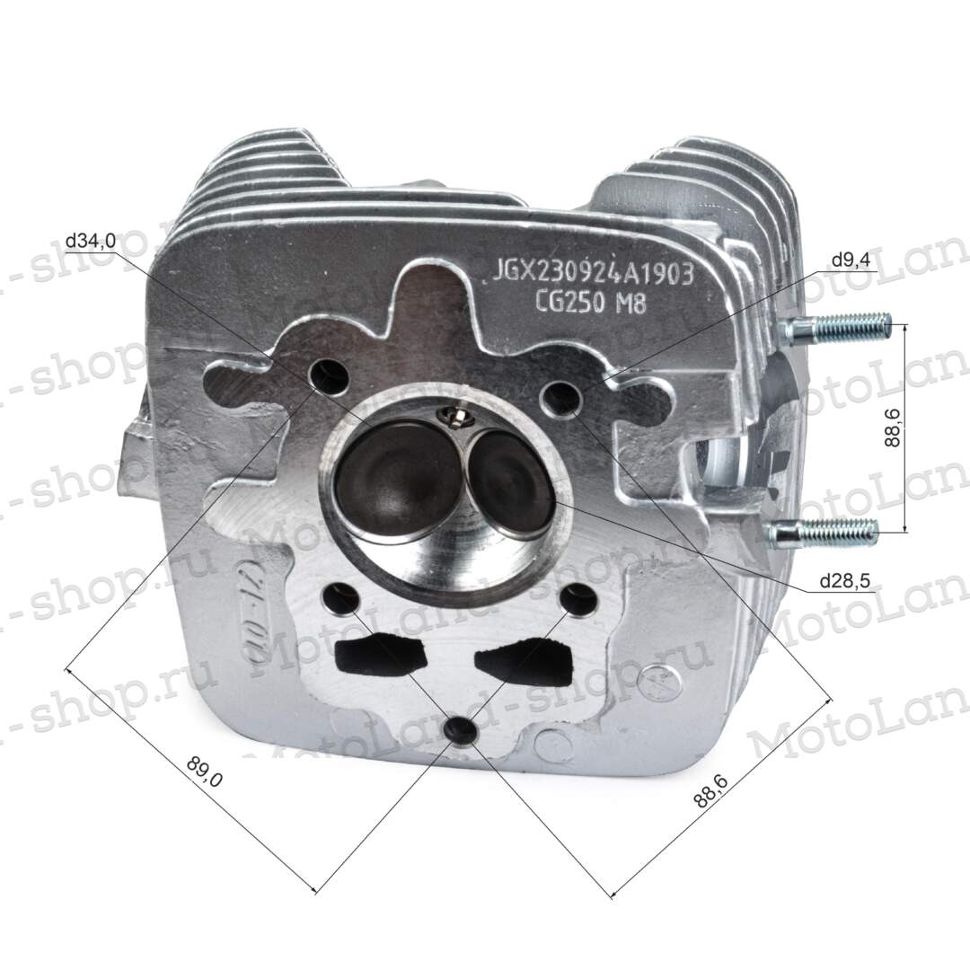 Головка блока цилиндров ( ГБЦ ) в сборе 167FMM (CG250) 167FMM (CG250-B)