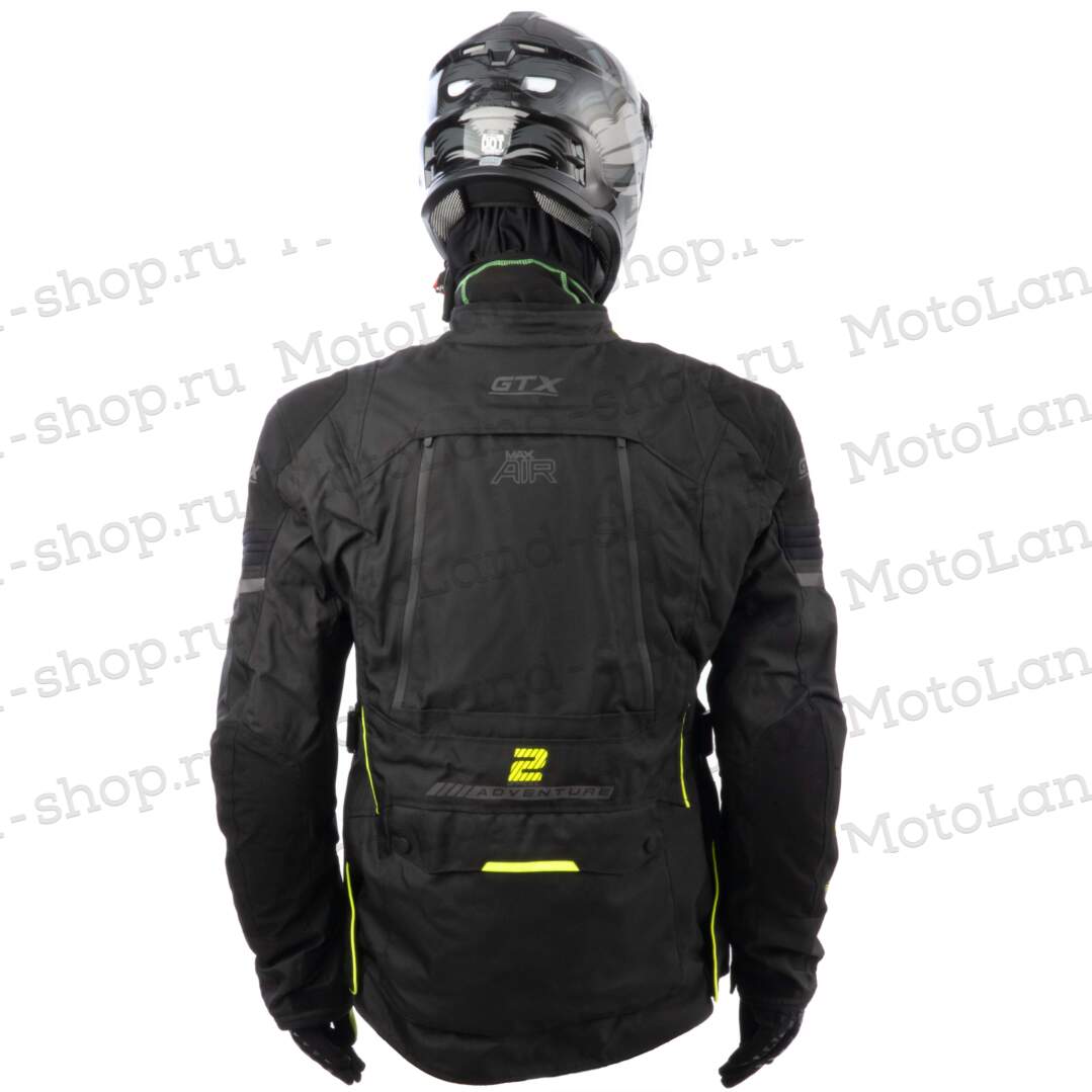 Куртка мотоциклетная (текстиль) GTX EJ-2405 BLACK (XXL)