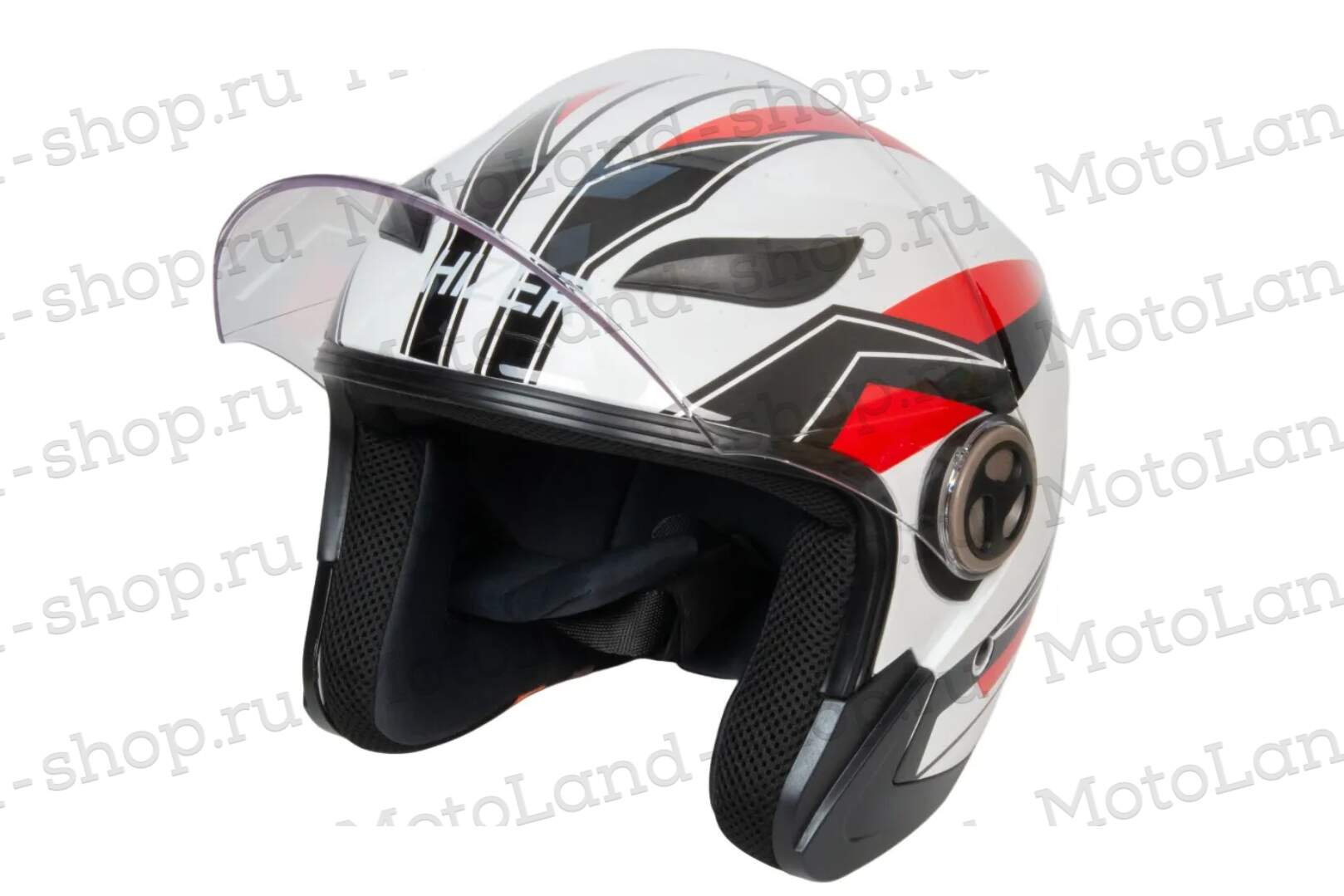 Шлем мото открытый HIZER 219 №1 (S) white