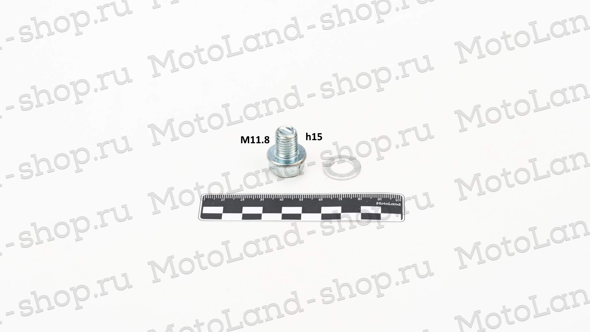 Болт картера сливной+прокладка 139FMB, 147FMH, 152FMH, 153FMH  50-125см3
