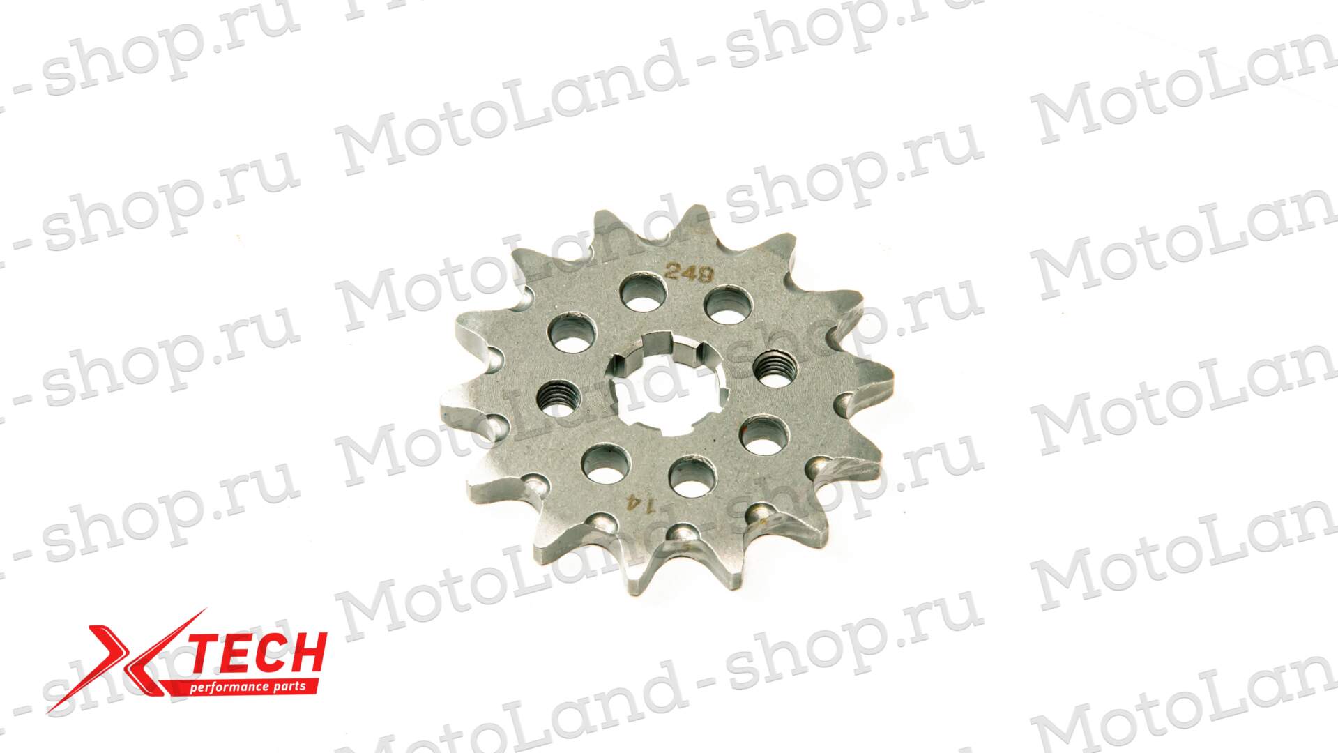 Звезда ведущая (420-14) 17мм X-TECH сталь 20CrMnTi, с самоочисткой