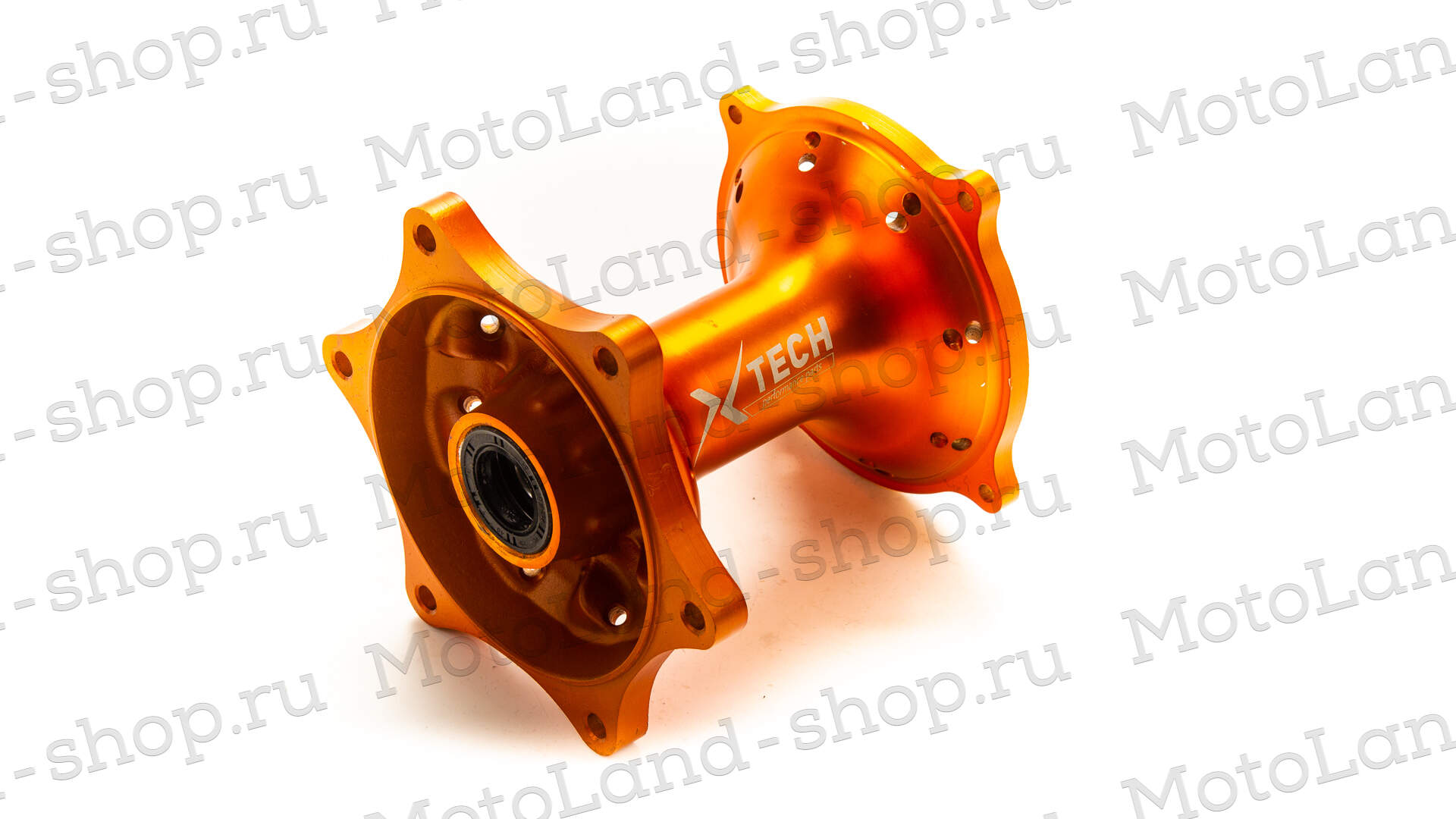 Ступица задняя CNC (R18"/19" d=17mm) оранжевая X-TECH