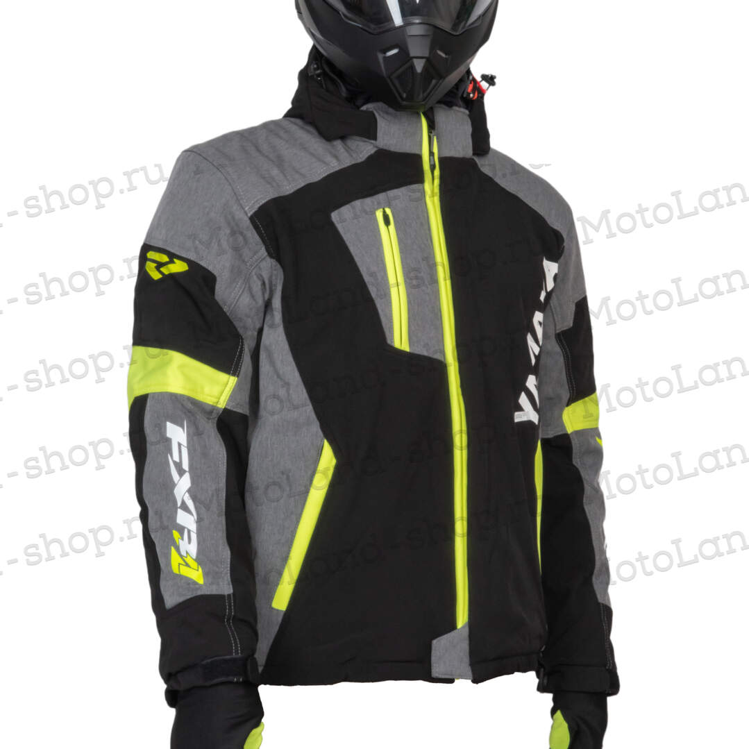 Куртка для снегохода FXR Yamaha Mission FX №6 black-gray (текстиль) (XL)