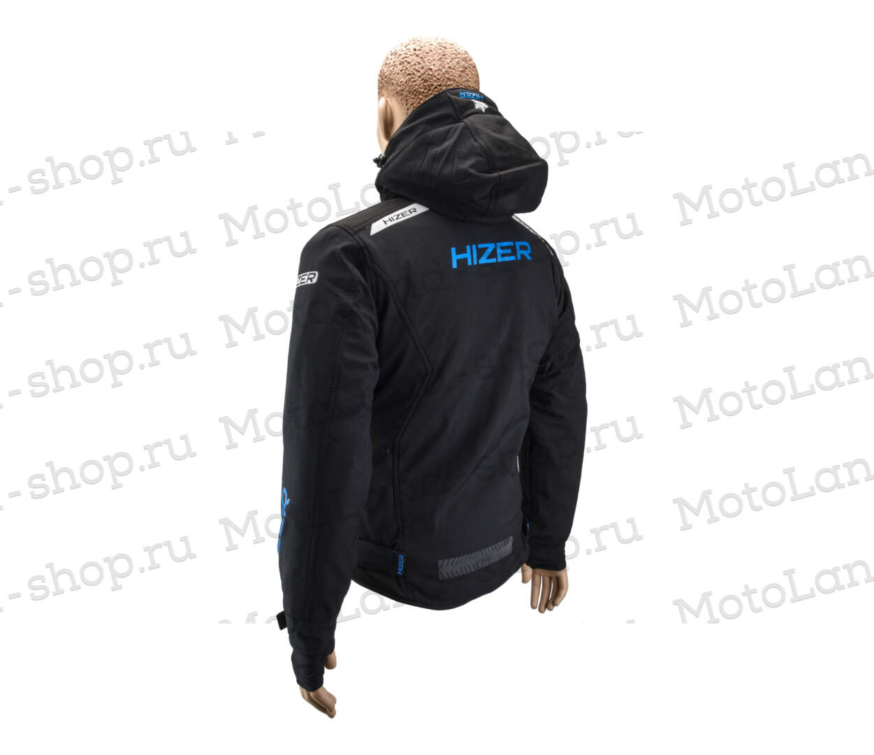 Куртка для снегохода (женская) HIZER №3 black (текстиль) (XL)