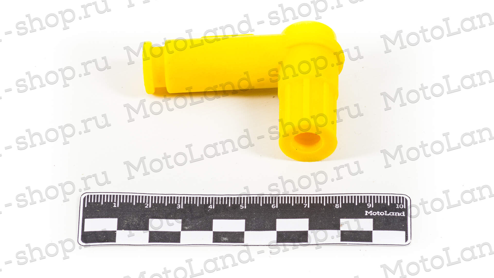 Колпачок свечной мото силикон (желтый)