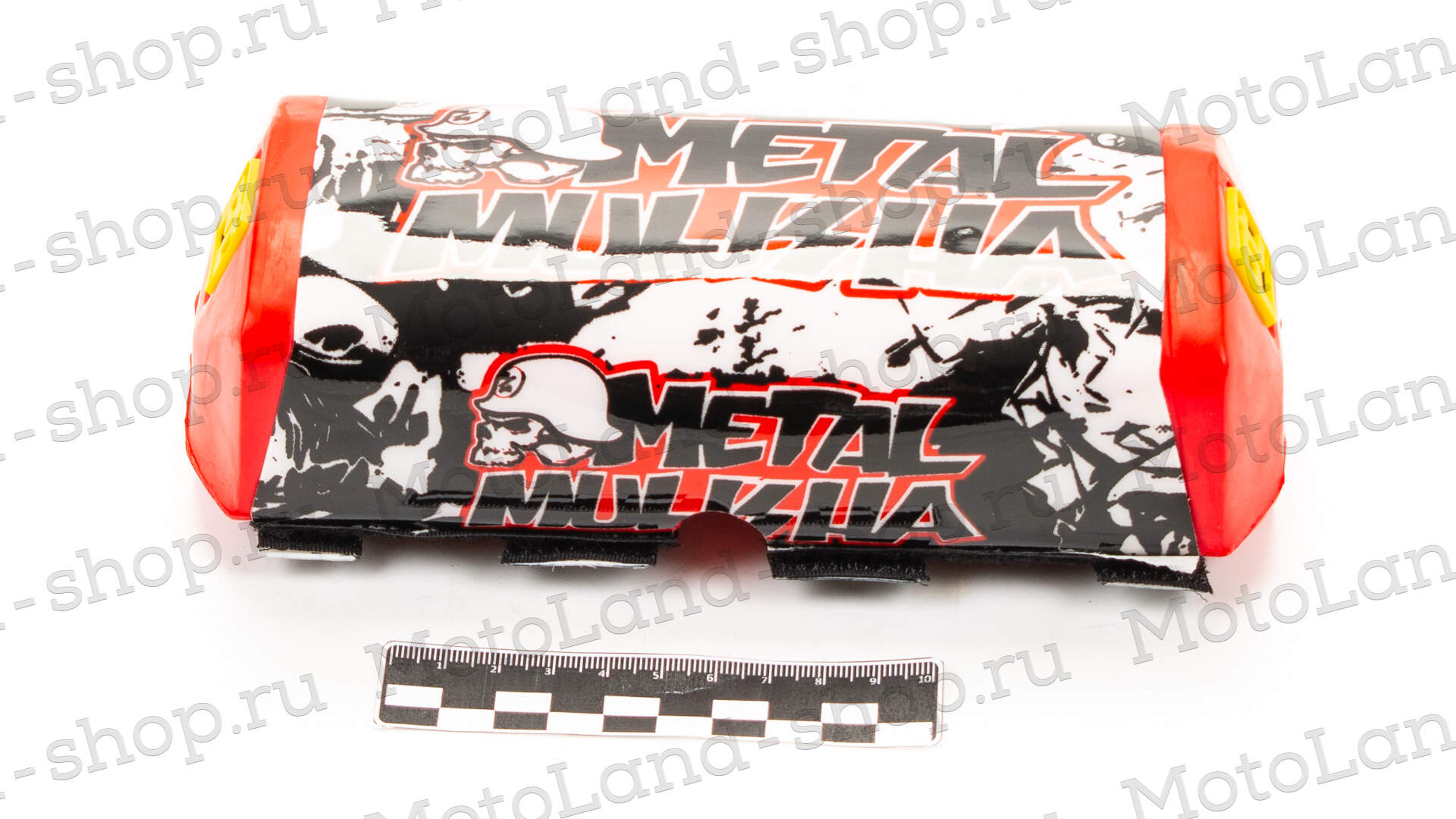 Защита руля прямоугольная №2 красная