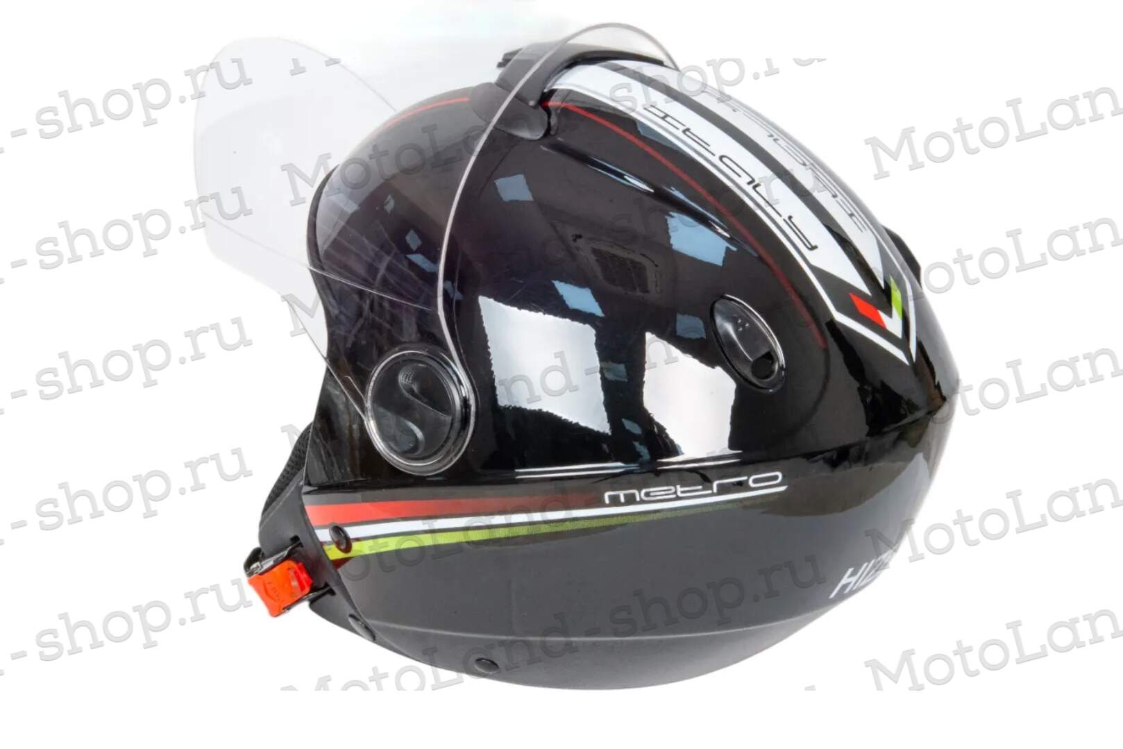 Шлем мото открытый HIZER 217 №2 (L) black