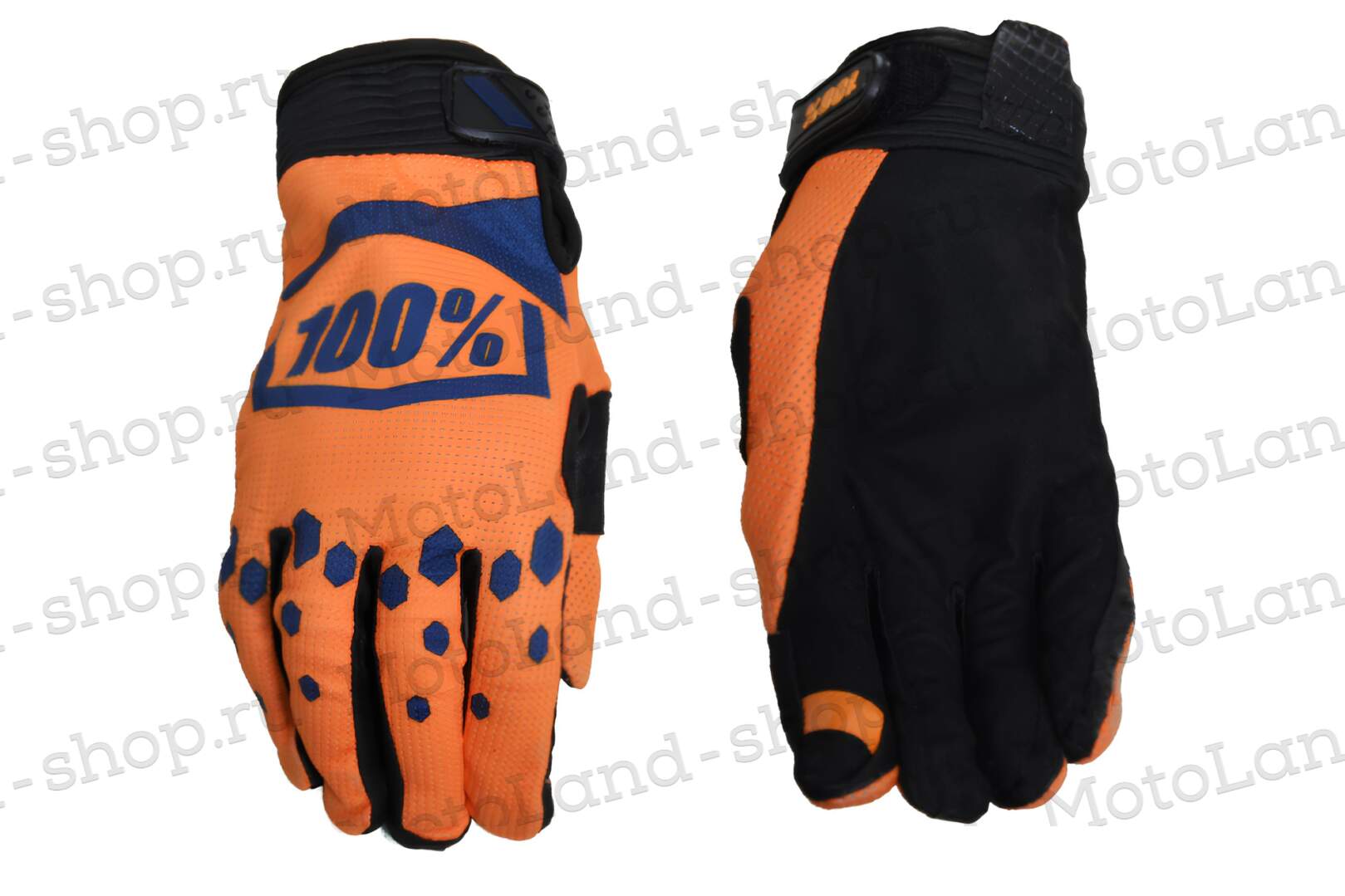 Перчатки мото 100% №4 orange/black (XL) мотокросс
