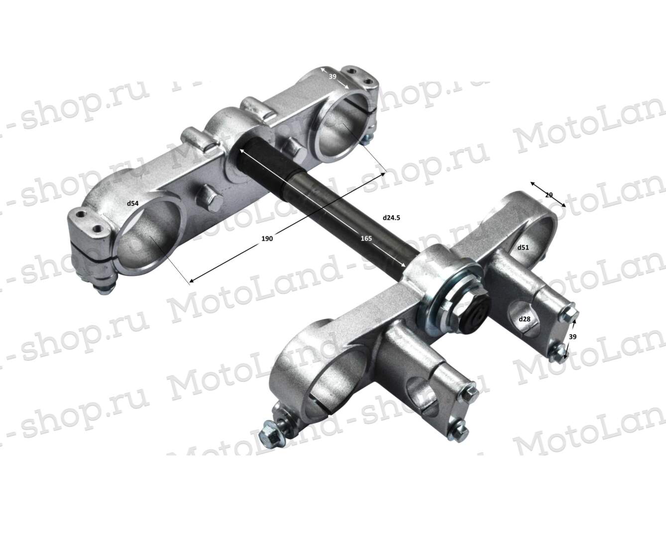 Траверса в сборе XR250 LITE 51/54 (190 мм)