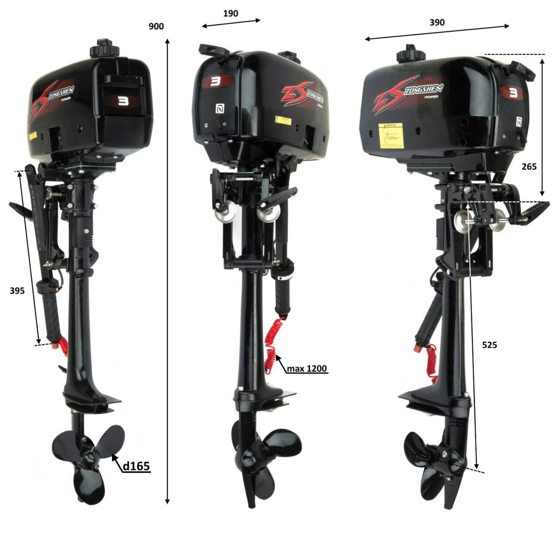 Лодочный мотор Zongshen T 3