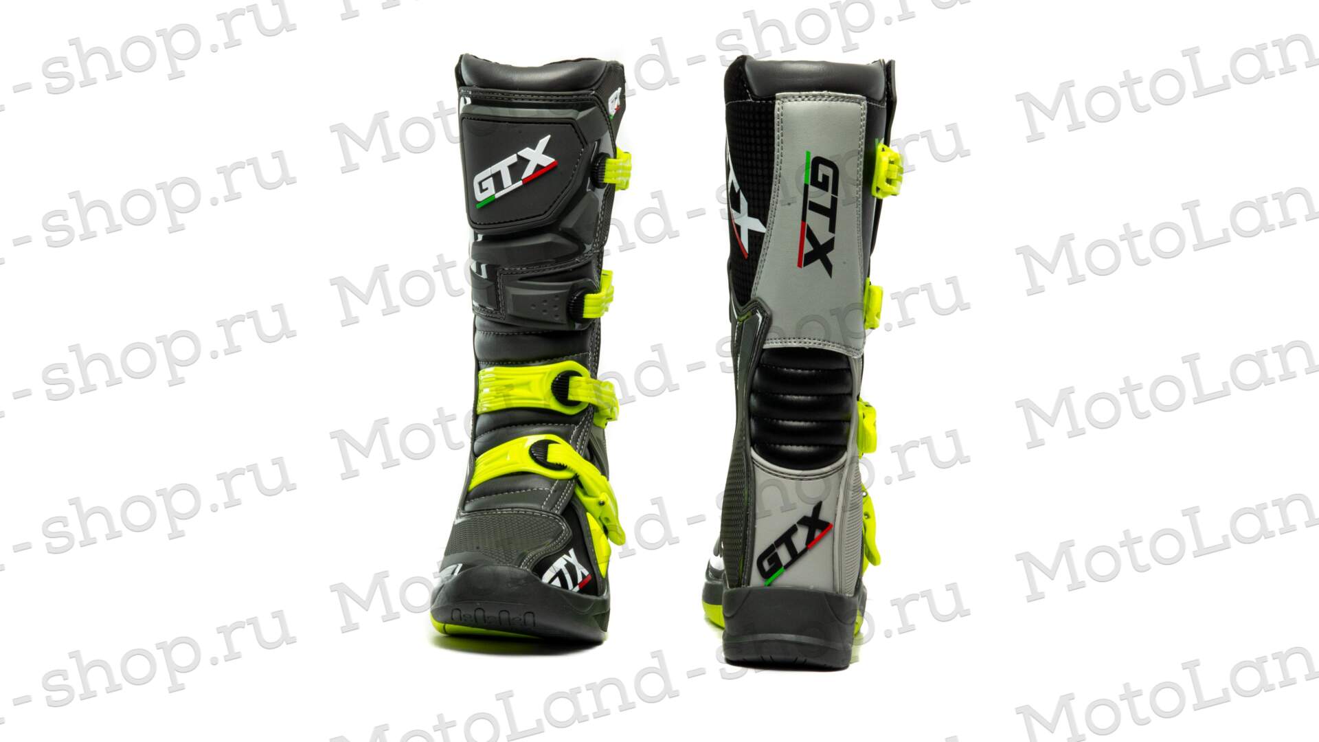 Мотоботы GTX MX №2 grey/green (р. 40)