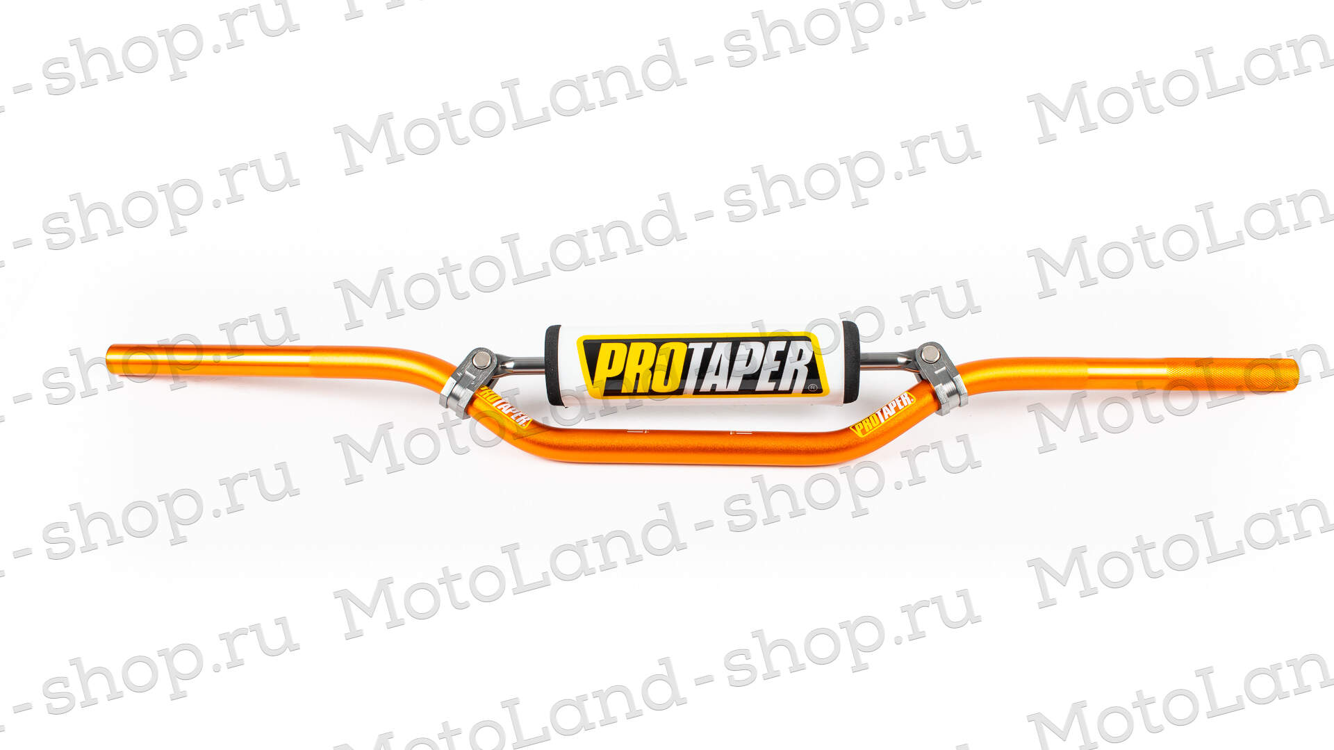 Руль 22мм №1 с перекладиной+защита оранжевый