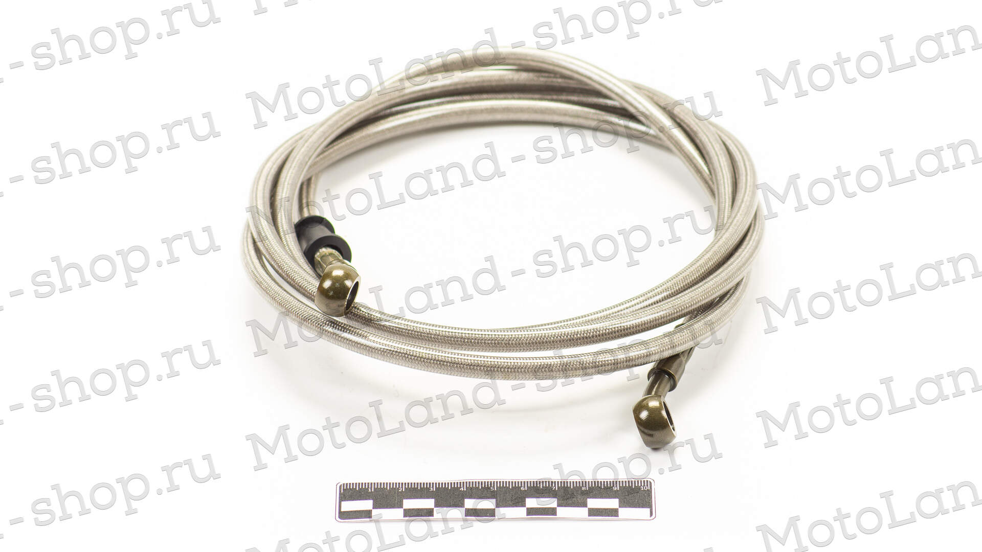 Шланг гидравлический тормозной (армированный) L=2000 d=10мм серый