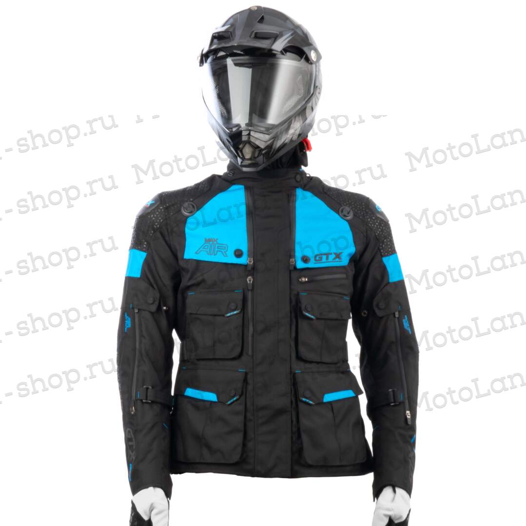 Куртка мотоциклетная (текстиль) женская GTX EJ-2402 BLACK (S)